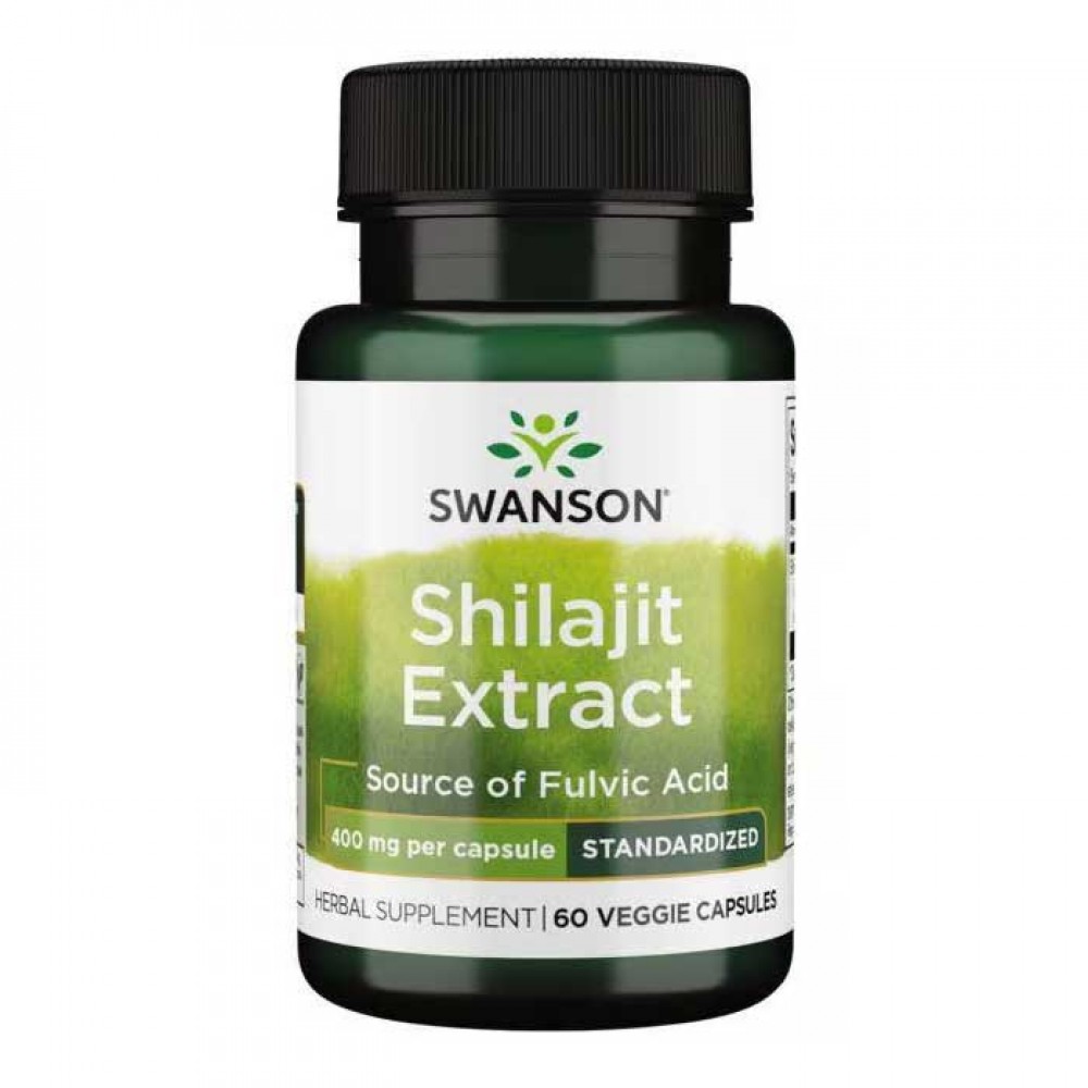 Shilajit Extract Standarized 400mg 60 vcaps - Swanson