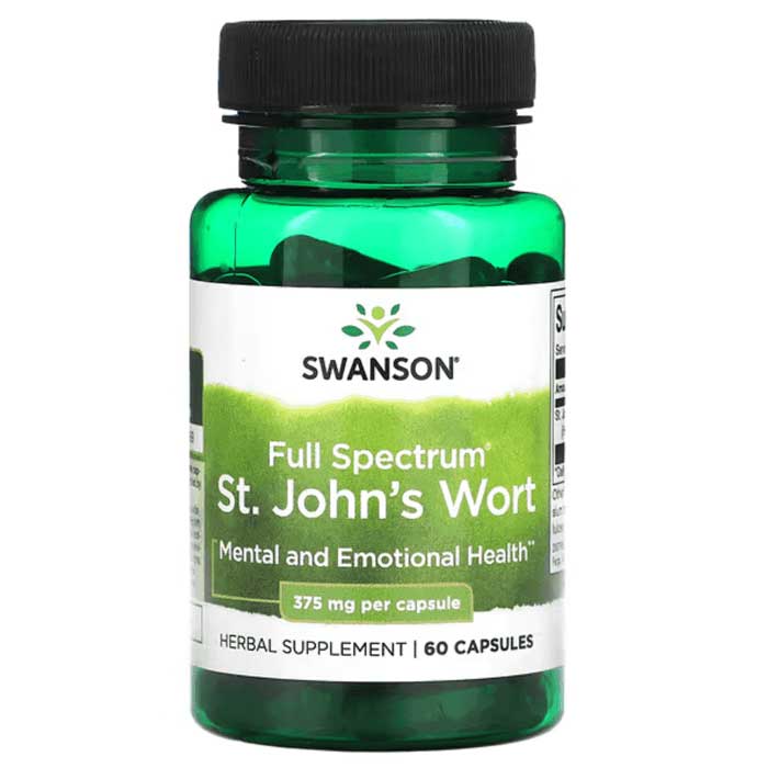 St. John's Wort 375 mg 60 caps - Swanson
