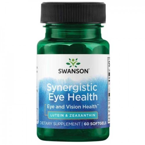 Synergistic Eye Health Lutein & Zeaxanthin 60 softgels - Swanson Synergistic Eye Health Lutein & Zeaxanthin 60 softgels - Swanson