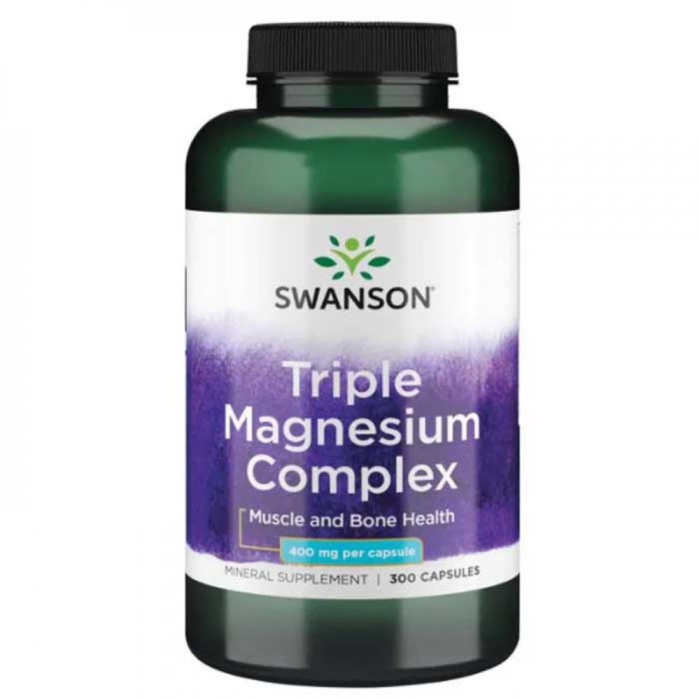 Triple Magnesium Complex 300 caps - Swanson