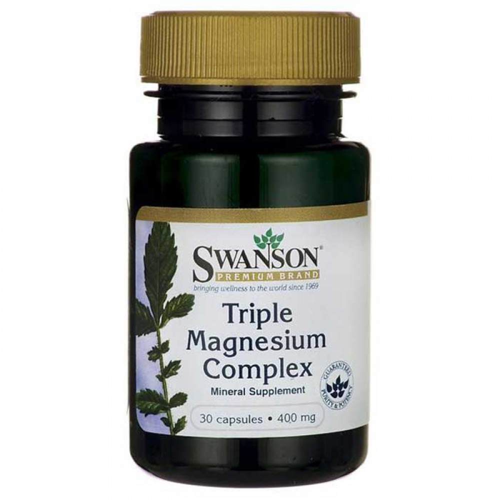 Triple Magnesium Complex 400mg 30 caps - Swanson