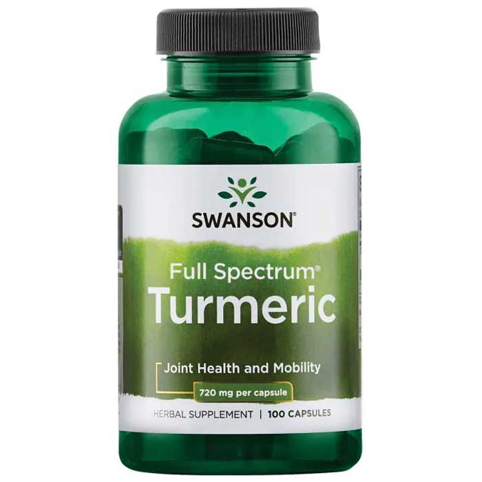 Turmeric 720mg 100 caps - Swanson 