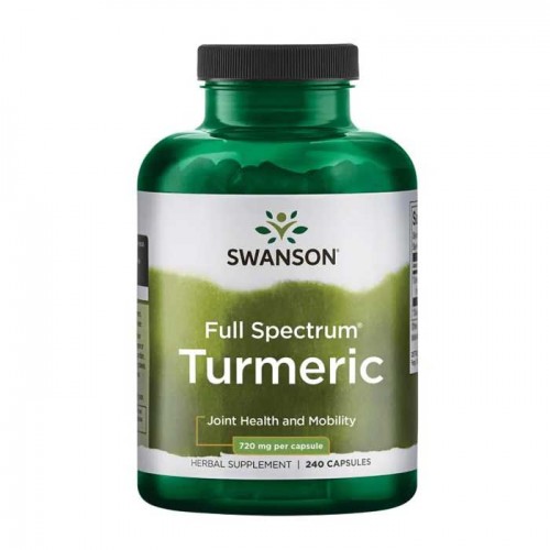Turmeric 720mg 240 caps - Swanson Premium  Turmeric 720mg 240 caps - Swanson Premium