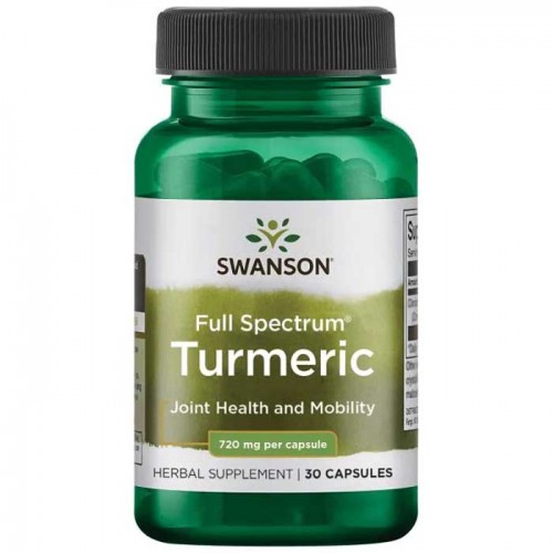 Turmeric 720mg 30 caps - Swanson  Turmeric 720mg 30 caps - Swanson
