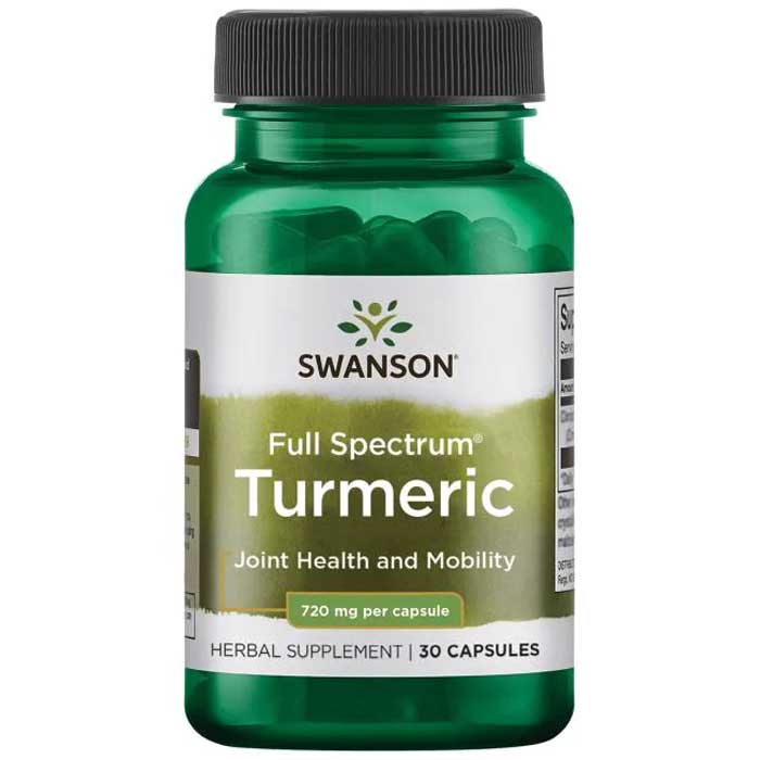 Turmeric 720mg 30 caps - Swanson 