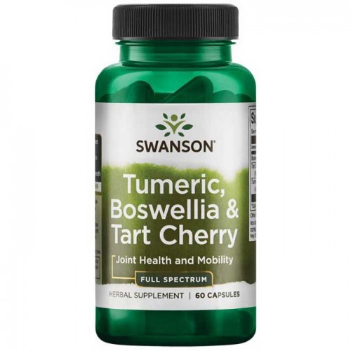 Turmeric, Boswellia & Tart Cherry 60 caps - Swanson Turmeric, Boswellia & Tart Cherry 60 caps - Swanson