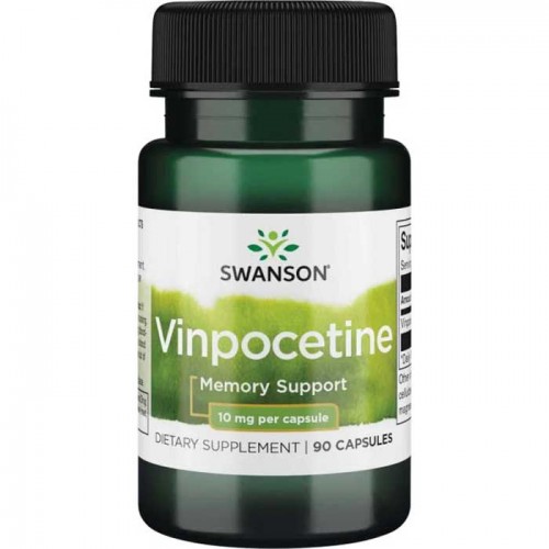 Vinpocetine 10mg 90 caps - Swanson / Εγκέφαλος - Μνήμη Vinpocetine 10mg 90 caps - Swanson / Εγκέφαλος - Μνήμη