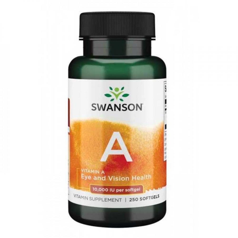 Vitamin A 10.000iu 250 softgels - Swanson