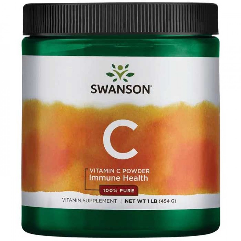 Vitamin C Powder 100% Pure 454g - Swanson