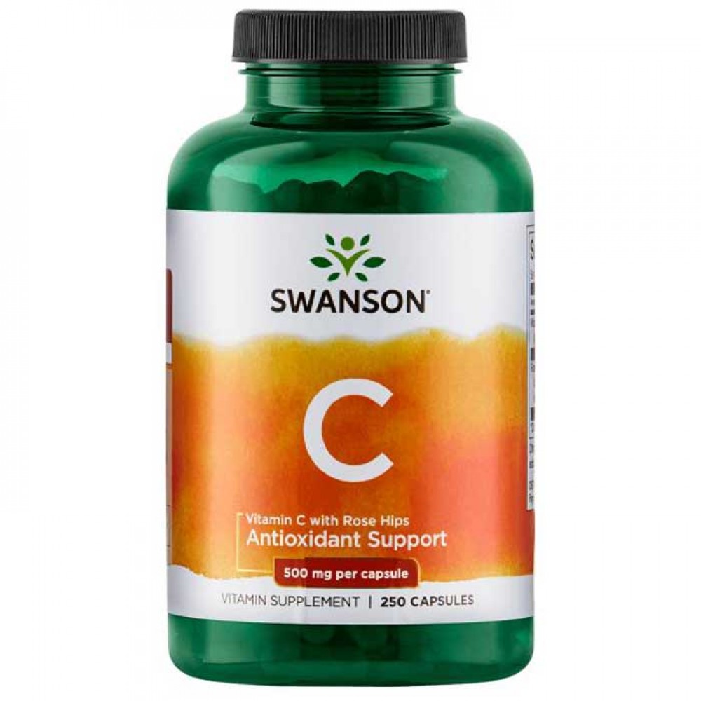 Vitamin C Rose Hips 500mg 250 caps - Swanson