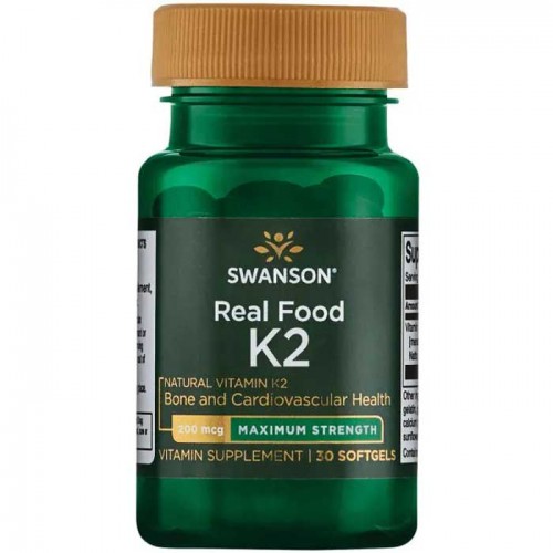 Vitamin K-2 maximum 200mcg 30 softgels - Swanson Vitamin K-2 maximum 200mcg 30 softgels - Swanson