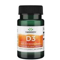 Vitamin D3 1000iu  60 caps - Swanson 