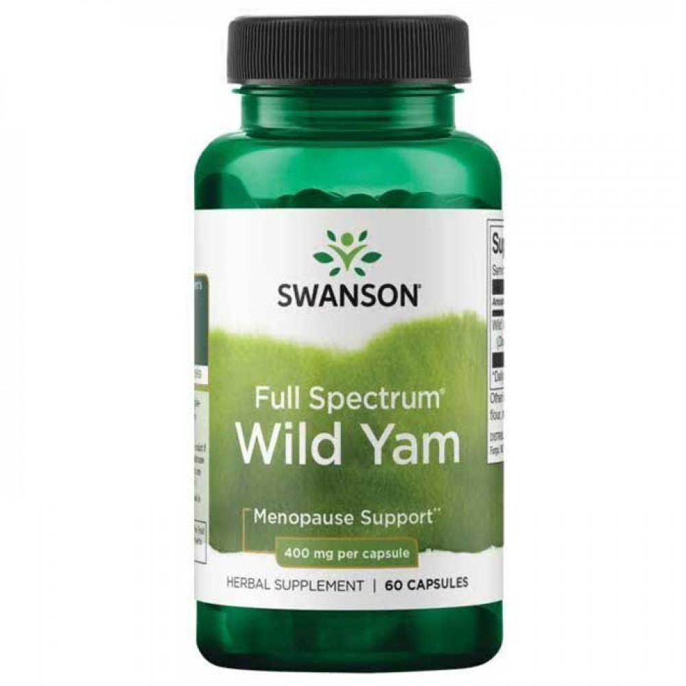 Wild Yam 400 mg 60 caps - Swanson