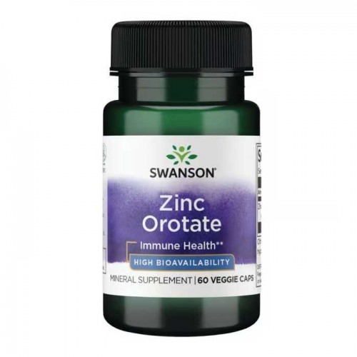 Zinc Orotate 60 vcaps - Swanson Zinc Orotate 60 vcaps - Swanson