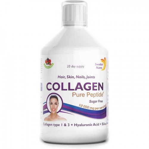 Collagen Pure Peptide 500ml Sugar Free Berry - Swedish Nutra Collagen Pure Peptide 500ml Sugar Free Berry - Swedish Nutra