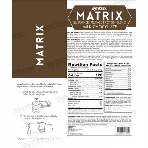 Matrix Protein Blend 2270gr - Syntrax