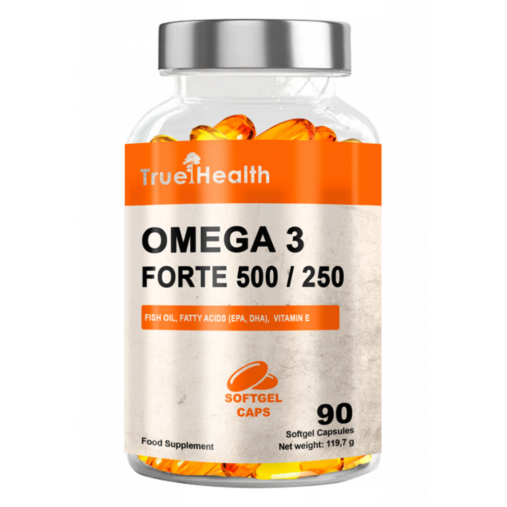 OMEGA 3 FORTE 500/250 90CAPS TRUE HEALTH