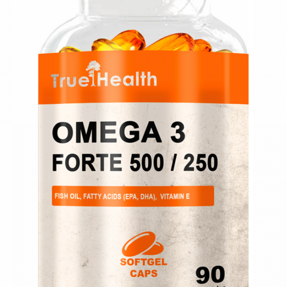 OMEGA 3 FORTE 500/250 90CAPS TRUE HEALTH