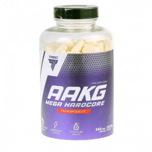 AAKG Mega Hardcore 240 caps - Trec Nutrition / Αμινοξέα - Pre-workout AAKG Mega Hardcore 240 caps - Trec Nutrition / Αμινοξέα - Pre-workout