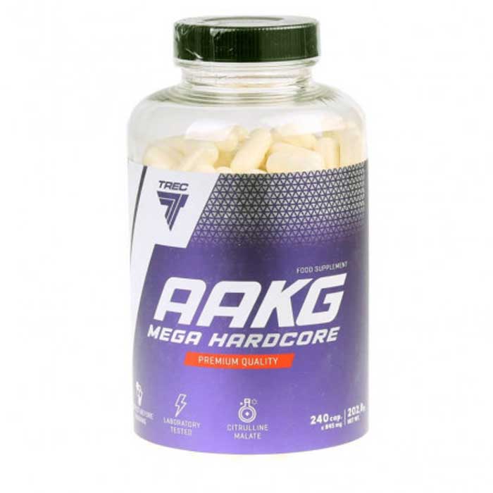 AAKG Mega Hardcore 240 caps - Trec Nutrition / Αμινοξέα - Pre-workout
