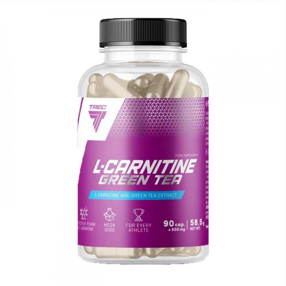 L-Carnitine + Green Tea 90 caps - Trec Nutrition / Λιποδιαλύτης Καρνιτίνη