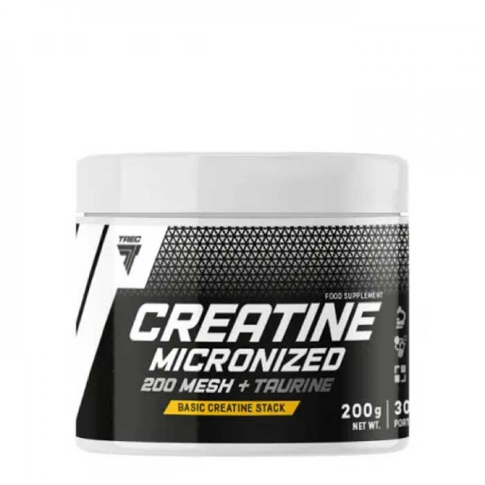 Creatine Micronized 200 Mesh + Taurine 200g - Trec Nutrition
