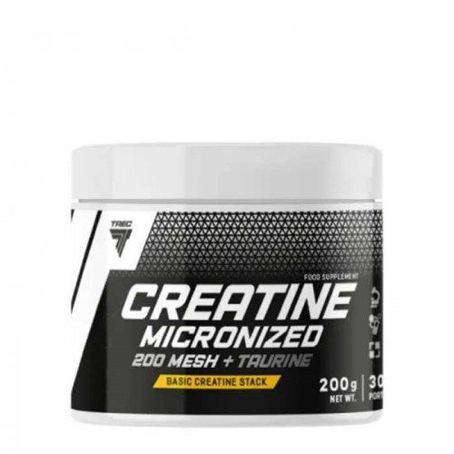Creatine Micronized 200 Mesh + Taurine 200g - Trec Nutrition Creatine Micronized 200 Mesh + Taurine 200g - Trec Nutrition