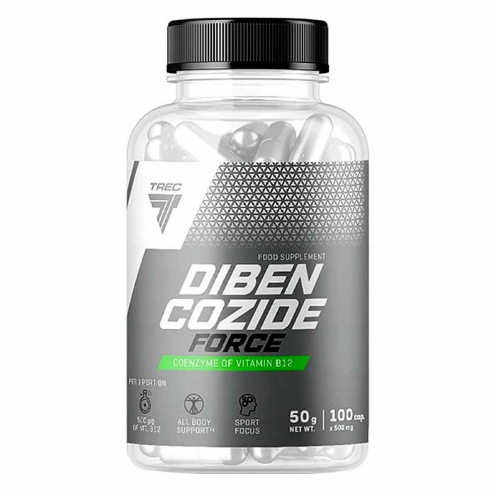 Dibencozide Force 500mg 100 κάψουλες - Trec / Συνένζυμο βιταμίνης Β12