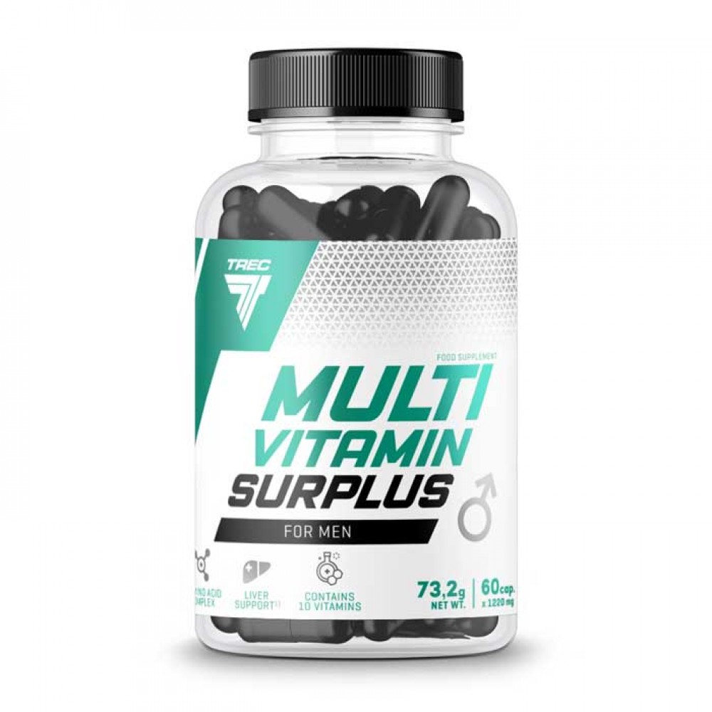 Multi Vitamin Surplus for Men 60 caps - Trec Nutrition