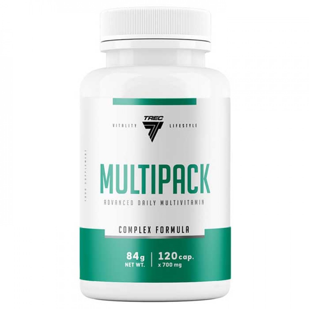 MultiPack 120 κάψουλες - Trec Nutrtition / Πολυβιταμίνη για Ενέργεια MultiPack 120 κάψουλες - Trec Nutrtition / Πολυβιταμίνη για Ενέργεια