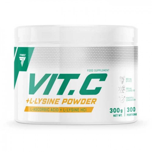 Vit.C L-Lysine Powder 300γρ - Trec Nutrition / Βιταμίνη C με L-Λυσίνη Vit.C L-Lysine Powder 300γρ - Trec Nutrition / Βιταμίνη C με L-Λυσίνη