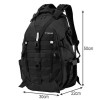 Military Backpack 25 liters black - Trizand 20534