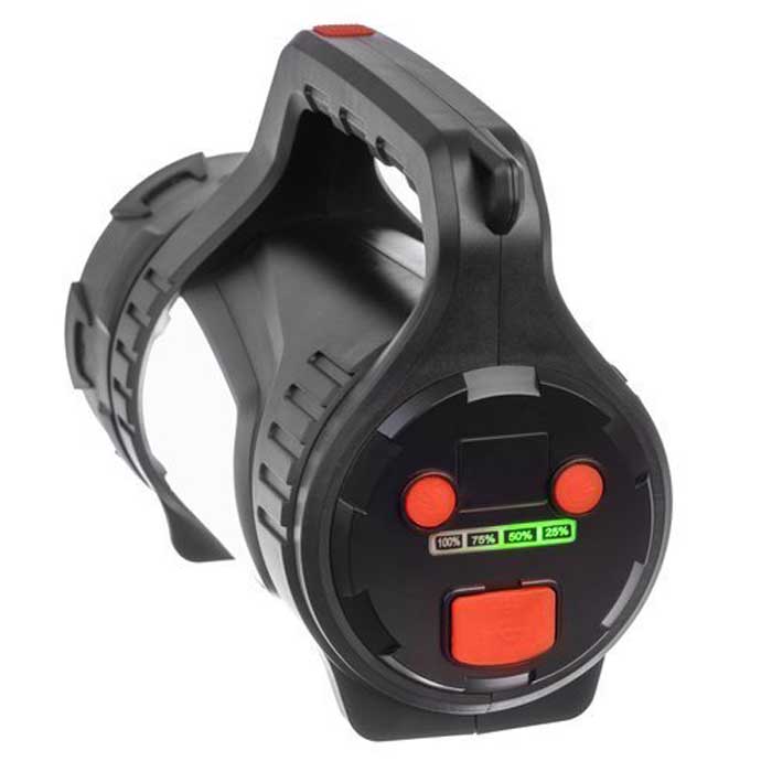 Flashlight LED searchlight Trizand - Φακός επαναφορτιζόμενος