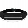 Kidney running belt black Trizand - Ζώνη τρεξίματος