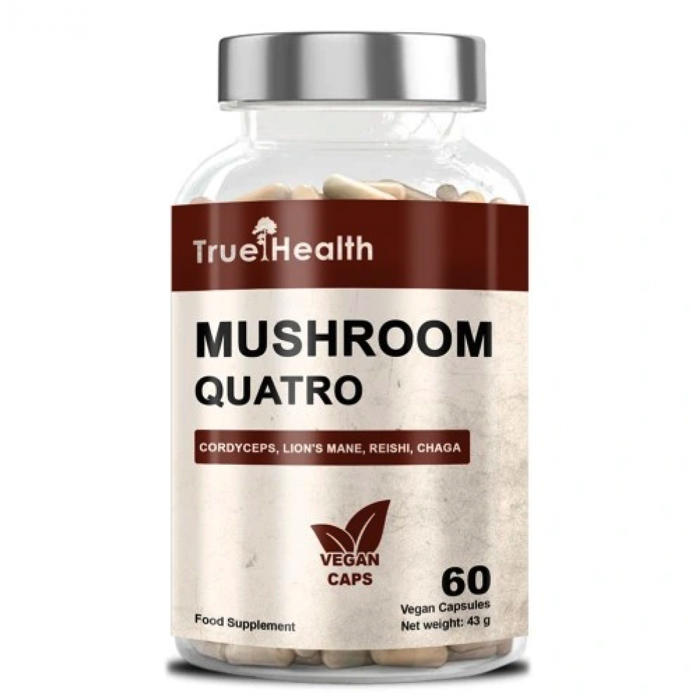 Mushroom Quatro 60 caps - True Health