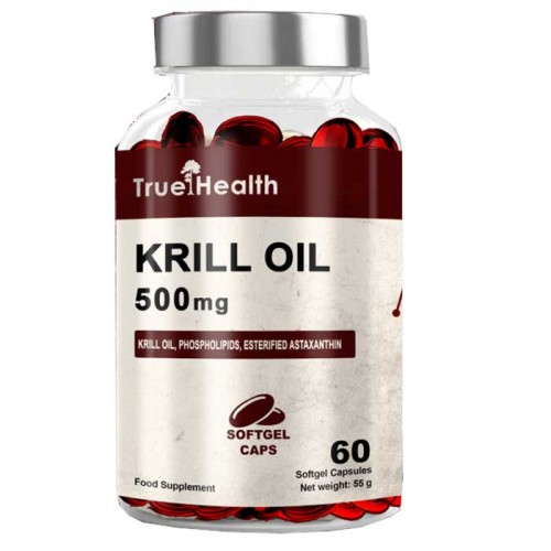 Krill Oil 500mg 60 softgels - True Health