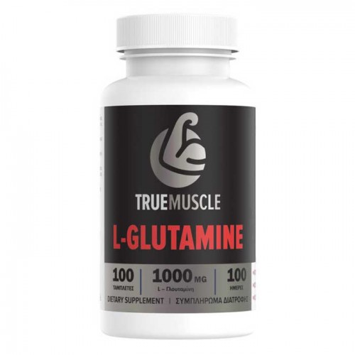 L-Glutamine 1000mg 100 tabs - True Muscle L-Glutamine 1000mg 100 tabs - True Muscle