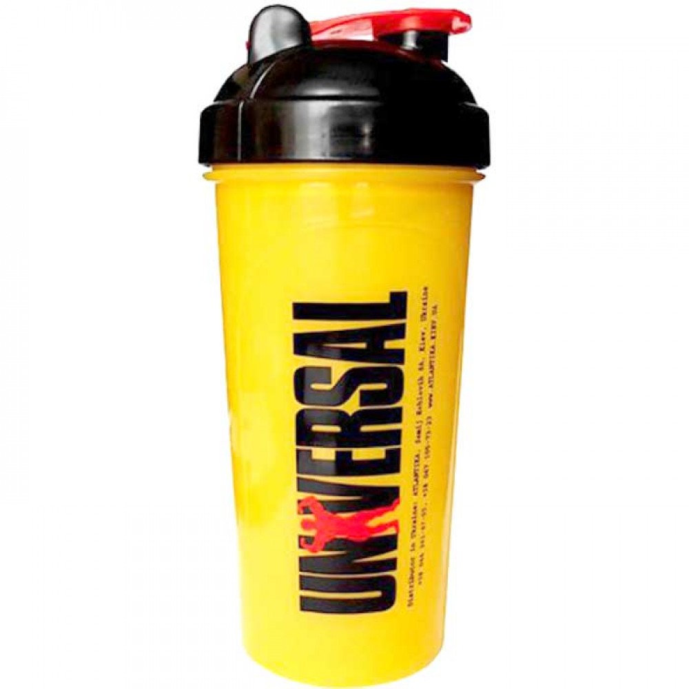 Shaker 700 ml - Universal Nutrition / Yellow Shaker 700 ml - Universal Nutrition