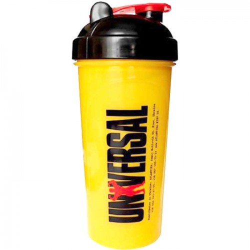 Shaker 700 ml - Universal Nutrition / Yellow Shaker 700 ml - Universal Nutrition / Yellow