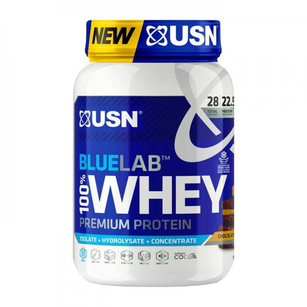BlueLab 100% Whey Premium Protein 908g - USN
