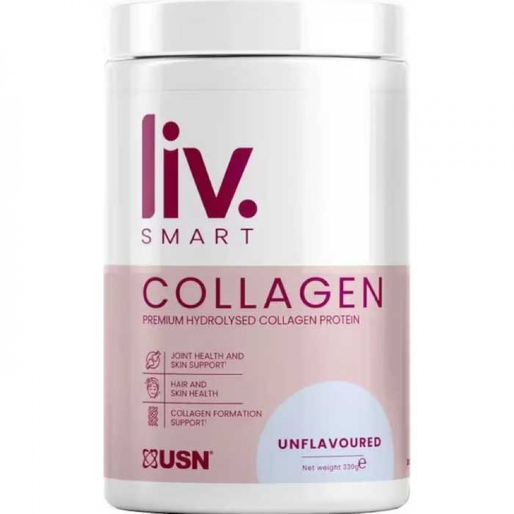 Collagen Hydrolysed 330g - USN Liv Smart / Unflavoured Collagen Hydrolysed 330g - USN Liv Smart / Unflavoured