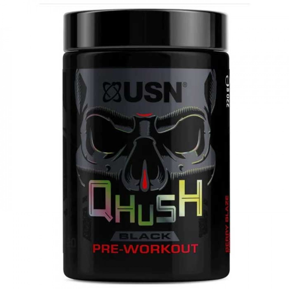 Qhush Black 220g Pre-Workout - USN