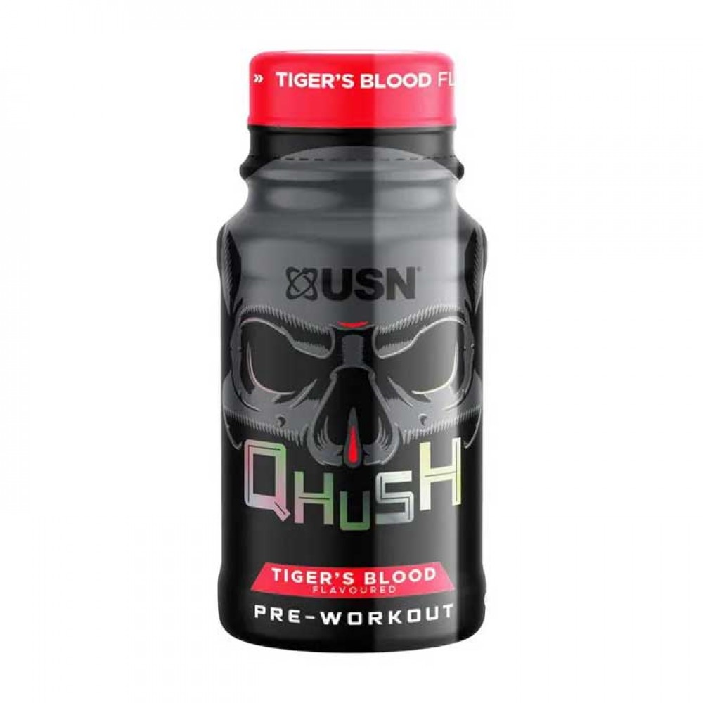 Qhush Pre Workout Shot 60ml - USN Qhush Pre Workout Shot 60ml - USN