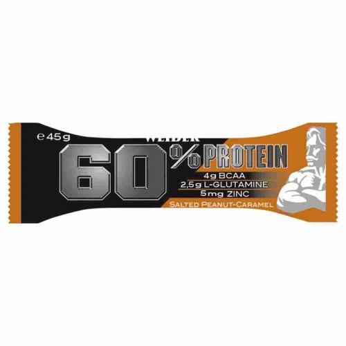 60% Protein Bar 45g - Weider / Μπάρα Πρωτεΐνης 60% Protein Bar 45g - Weider / Μπάρα Πρωτεΐνης
