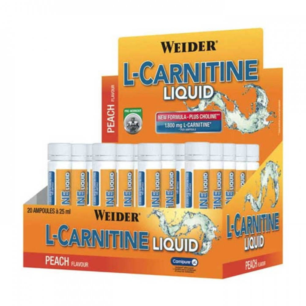 L-Carnitine Liquid 20x25 ml - Weider