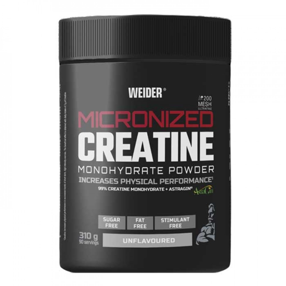 Micronized Creatine Monohydrate 310g Unflavoured - Weider