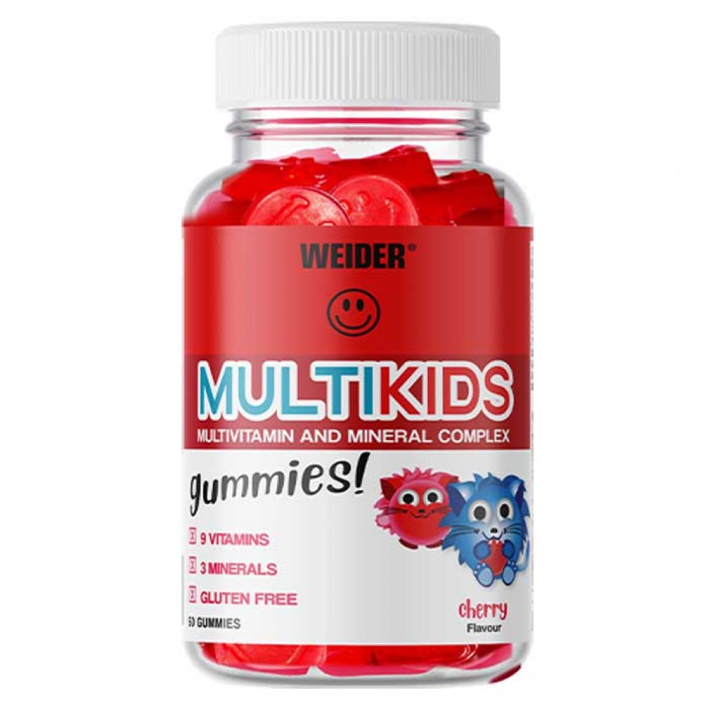 MultiKids Up 50 Gummies Cherry - Weider