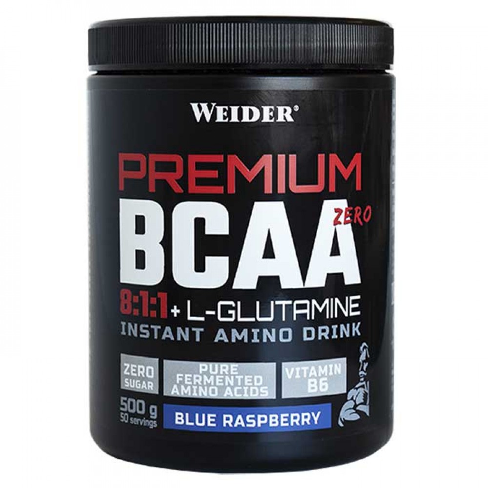 Premium BCAA Zero 8:1:1 + L-Glutamine 500 g - Weider