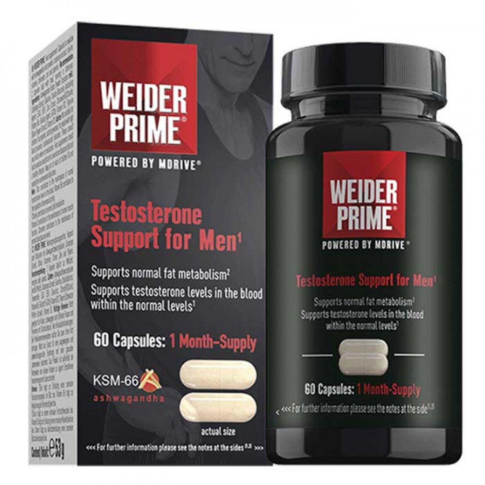 Prime 60 caps - Weider / Ενίσχυση τεστοστερόνης