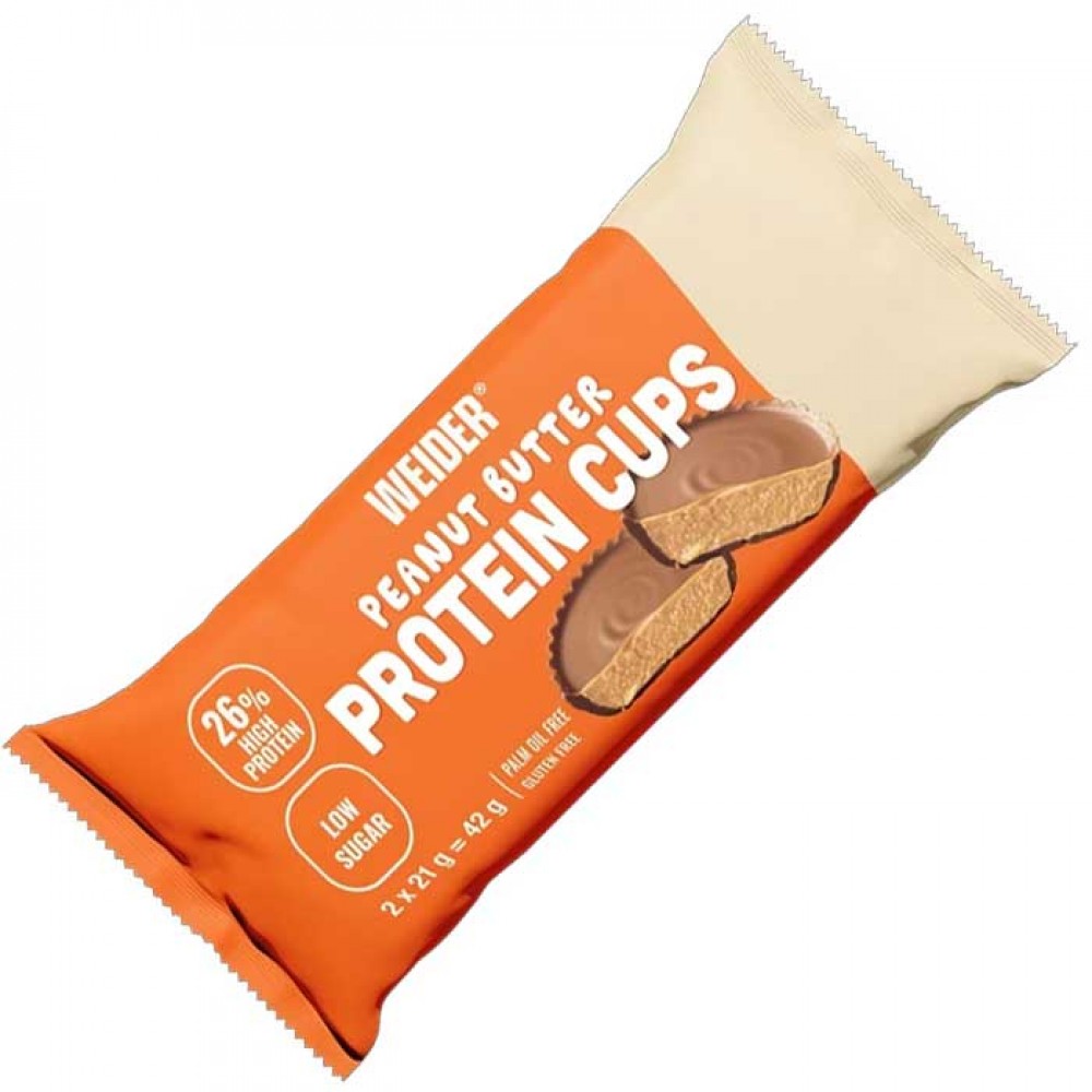 Peanut Butter Protein Cups 42 g - Weider Peanut Butter Protein Cups 42 g - Weider
